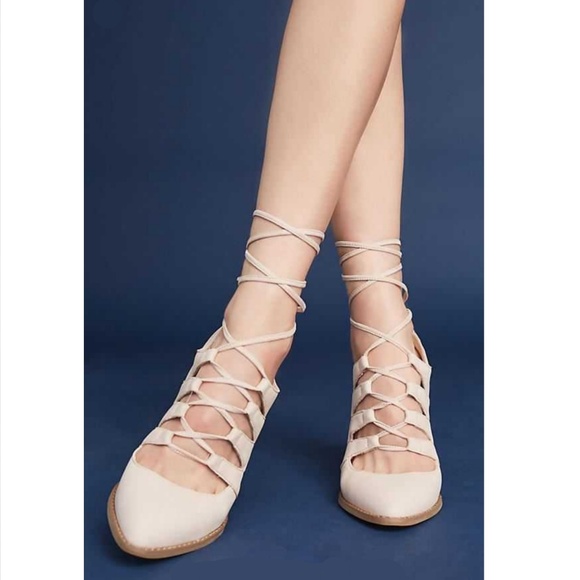 Sassy Seychelles x Anthropologie Lace-Up Shooties - Picture 2 of 5